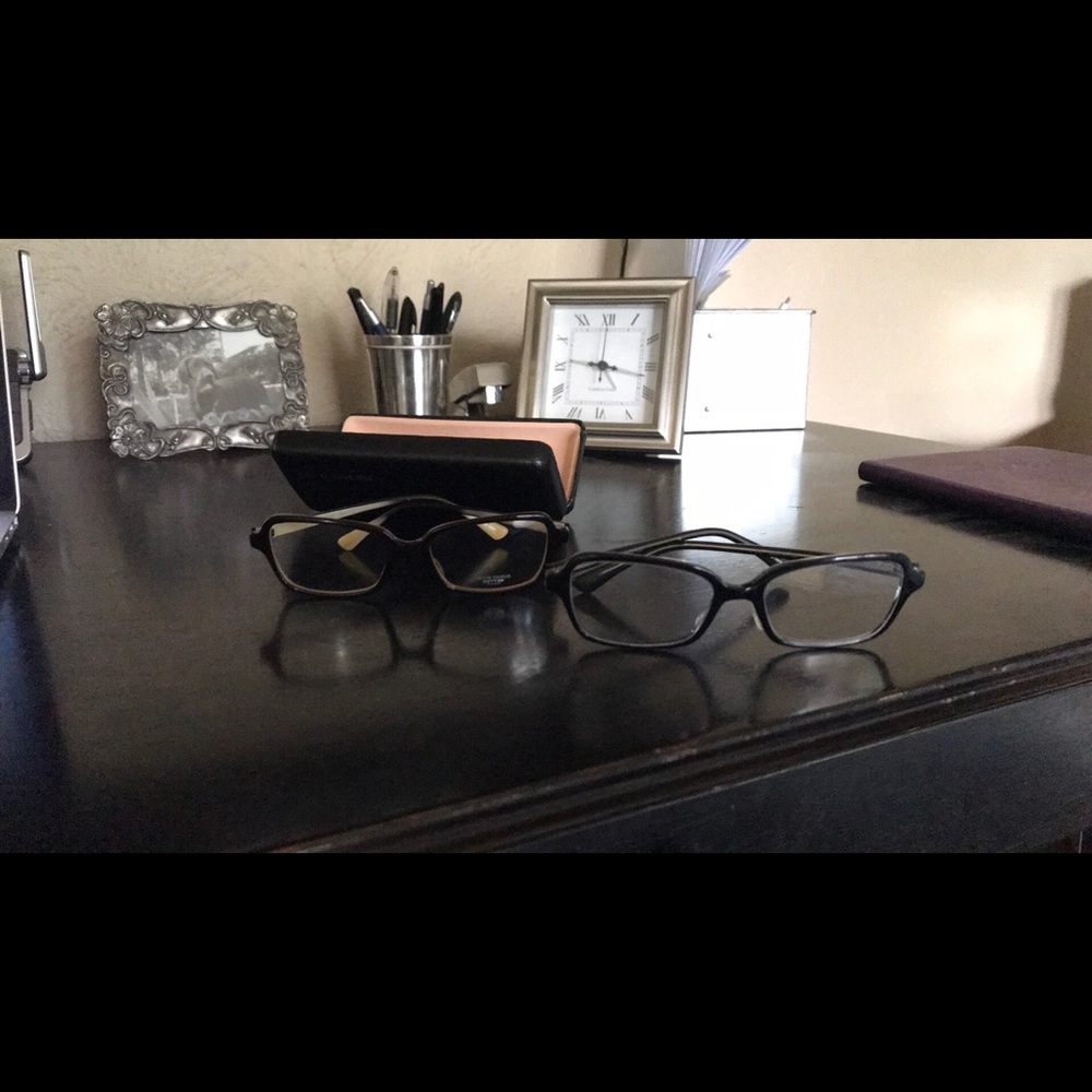 Oliver Peoples Hoover eyeglasses, black & brown